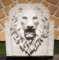 Искусственный декоративный камень замковый камень "лев" 41 x 41 x 17 для облицовки фасада и отделки интерьера купить в Екатеринбурге у производителя  Каменные традиции