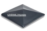 Искусственный декоративный камень оголовник libra 445х445х90 (1,5 х 1,5 кирпича) для облицовки фасада и отделки интерьера купить в Екатеринбурге у производителя  Каменные традиции