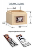 Искусственный декоративный камень элемент колонны 400х400х300 под номер для облицовки фасада и отделки интерьера купить в Екатеринбурге у производителя  Каменные традиции
